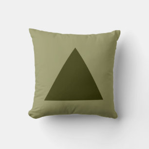 Coussin Couleurs du triangle - Dk Olive sur Khaki