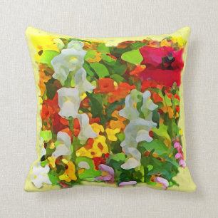 Coussin Couleurs gaies de jardin