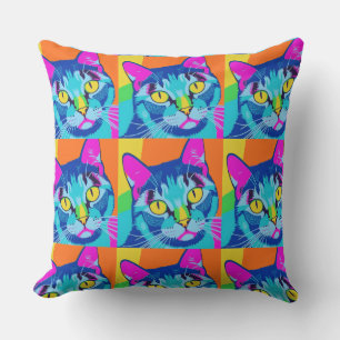 Coussin Couleurs néon, ambiance pop art, audacieux et jeun
