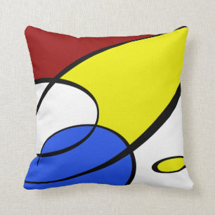 Coussin Couleurs primaires modernes