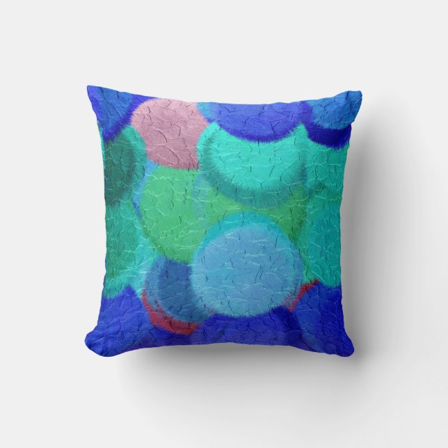 Coussin Couleurs rétro Peinture Abstraite 11 (Recto)