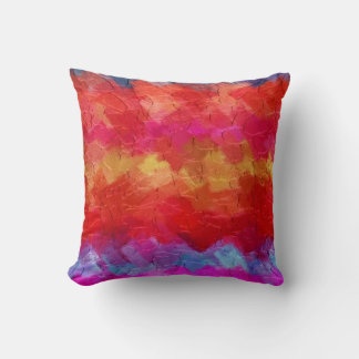 Coussin Couleurs rétro Peinture Abstraite 4