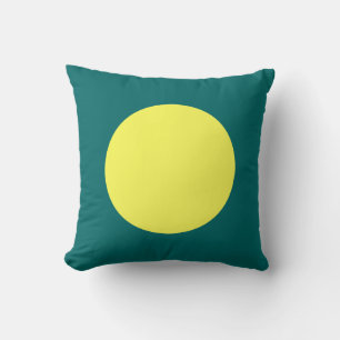 Coussin Couleurs rondes - Lt Jaune et Moss Vert