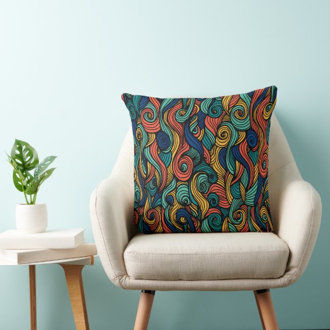 Coussin Couleurs scintillantes - dynamisme pour votre mais (Chaise)