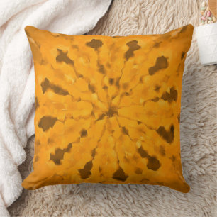 Coussin Couleurs Terre Naturelles Chaudes Ocre Doré