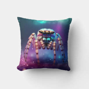 Coussin Couleurs vibrantes de l'araignée