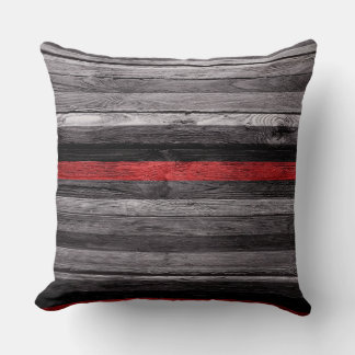 Coussin Couleurs vintages Rayures Bois Look #11