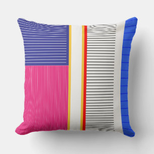 Coussin Couleurs vives, beau design graphique