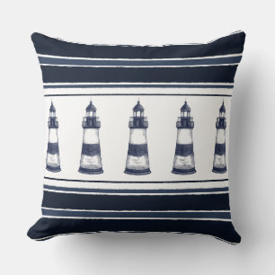 Coussin Couloir à lancer bleu et blanc pour phare nautique