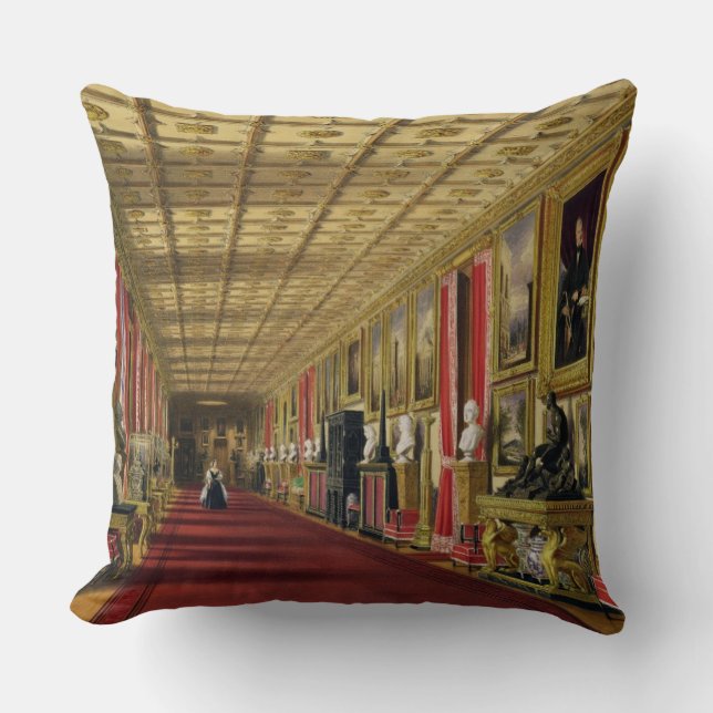 Coussin Couloir du sud, château de Windsor, 1838 (Recto)