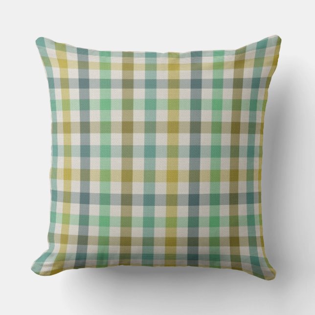 Coussin Country Check Grand Décor (Recto)