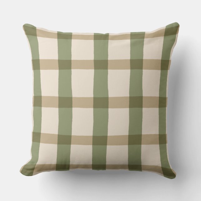 Coussin Country Cottage Plaid (Recto)