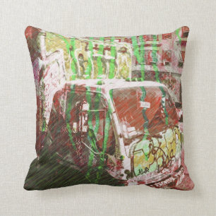Coussin Coup de Camion-Un-Licious (amour de graffiti)