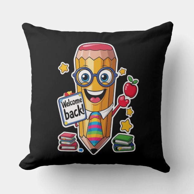 Coussin Coup d'oeil – Bienvenue ! (Recto)