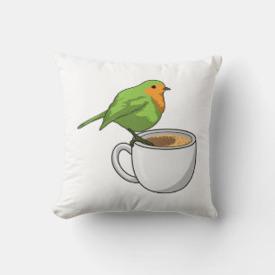 Coussin Coupe Bird Coffee
