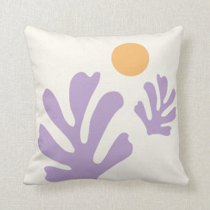 Coussin Coupe De La Feuille Et Du Soleil Formes Abstraites
