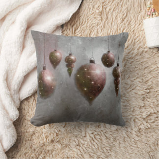 Coussin Coupe de Noël Baubles de cuivre Cushion