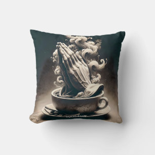 Coussin Coupe Imaginaire Mains Cute Coffee Cup