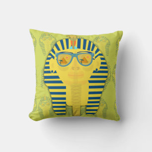 Coussin Coupe King Vert avec lunettes de soleil