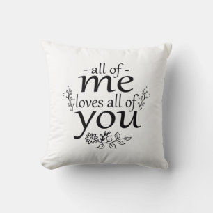 Coussin Couple Cadeau Moi Tous Vous Aime Tous