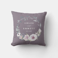 Couple de Mariage nuptial floral violet