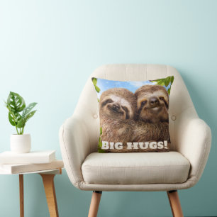Coussin Couple de paresseux