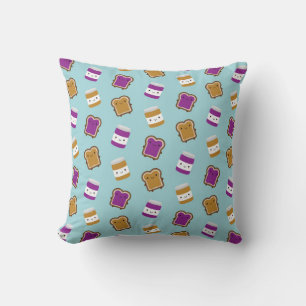 Coussin Couple de sandwich au beurre de cacahuète et à la