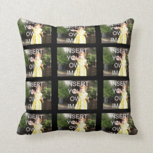 Coussin Couple d'oreillers à lancer de la famille de phot