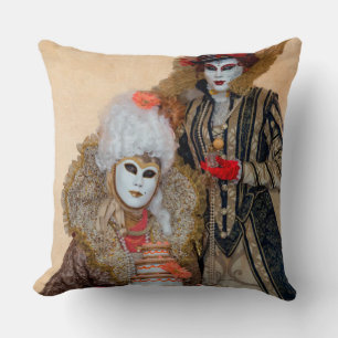 Coussin Couple en costume de Carnaval, Venise
