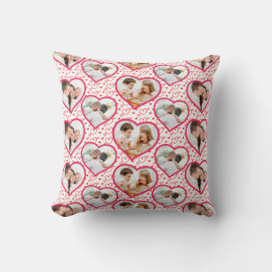 Coussin Couple Mariage Amour 3 Photo Motif Cœur
