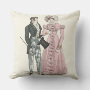 Coussin Couple Mariage Antique 1823 Homme Femme Mode