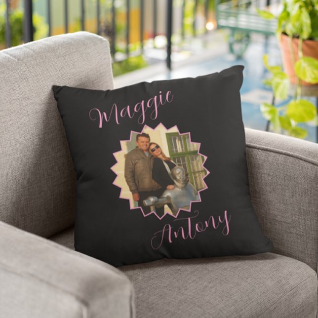 Coussin Couple photo gift  (Créateur téléchargé)