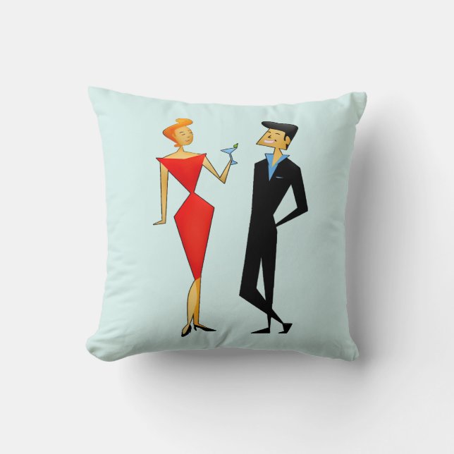 COUSSIN COUPLE RÉTRO 1960 (Recto)