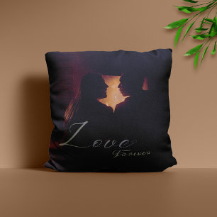 Coussin Couple romantique Photo personnalisée Couple Oreil