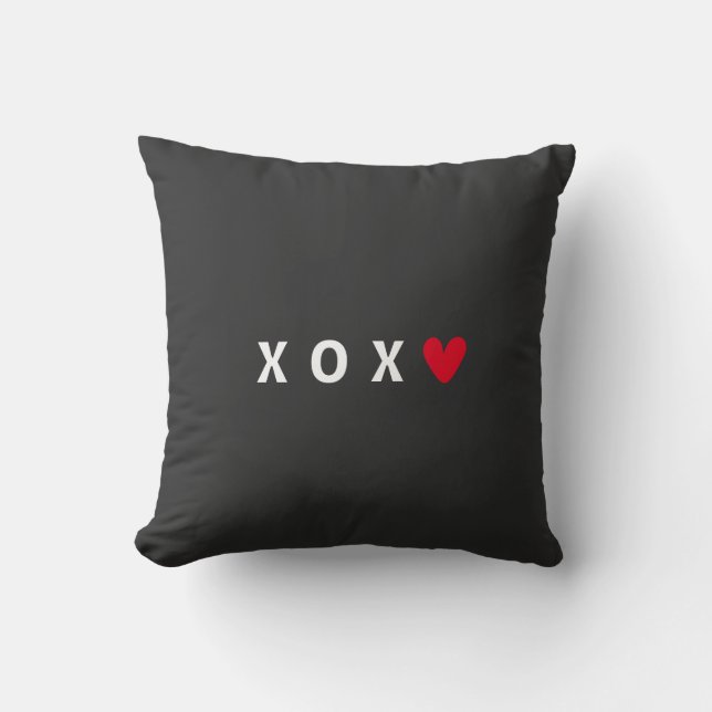 Coussin Couple Xoxo Valentines (Recto)
