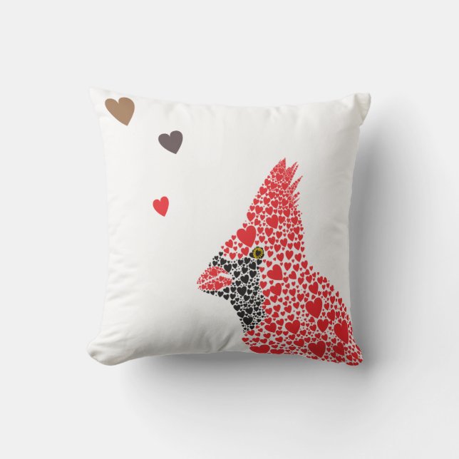 Coussin Couples cardinaux (Recto)