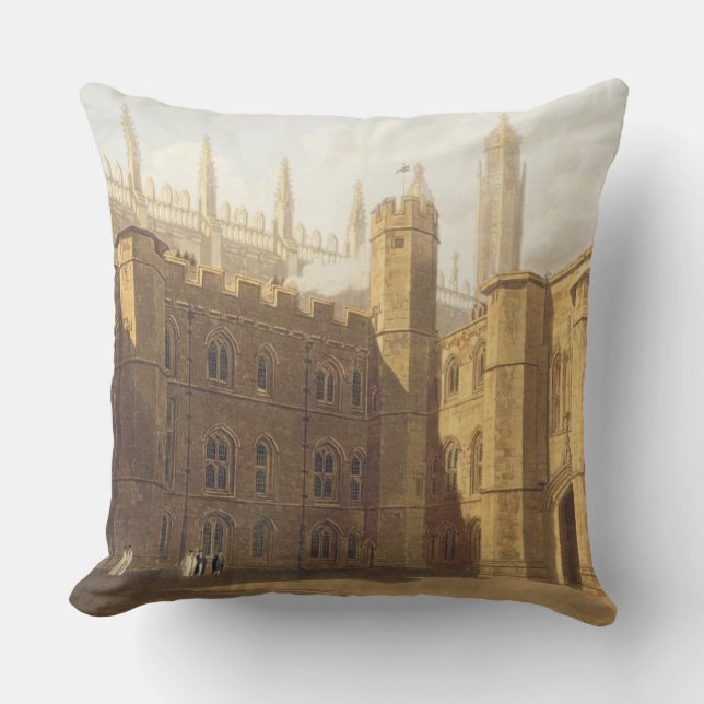 Coussin Cour de College du Roi, Cambridge, 'du Hist (Recto)
