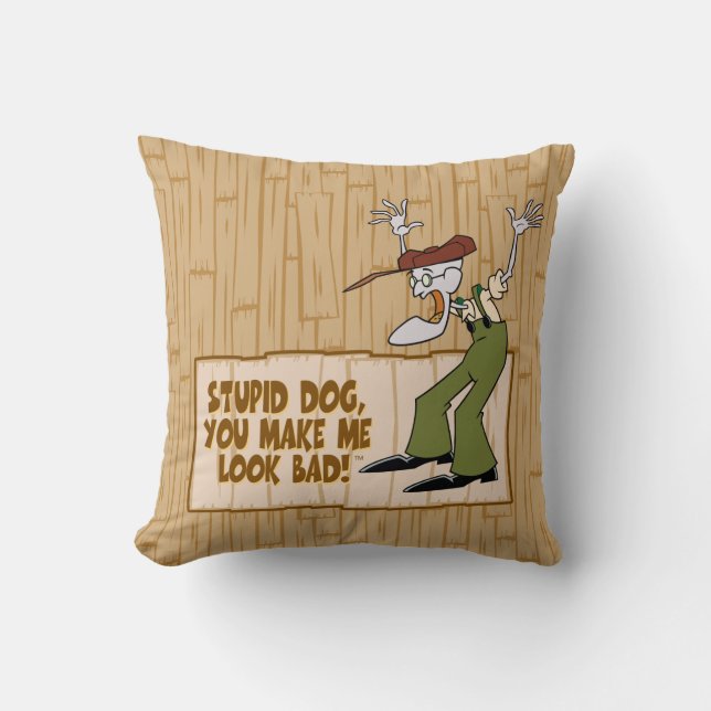 Coussin Courage du chien lâché | Tu Me Fais Mal L'Air ! (Recto)