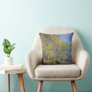 Coussin Courbe de l'Epte près de Giverny par Claude Monet