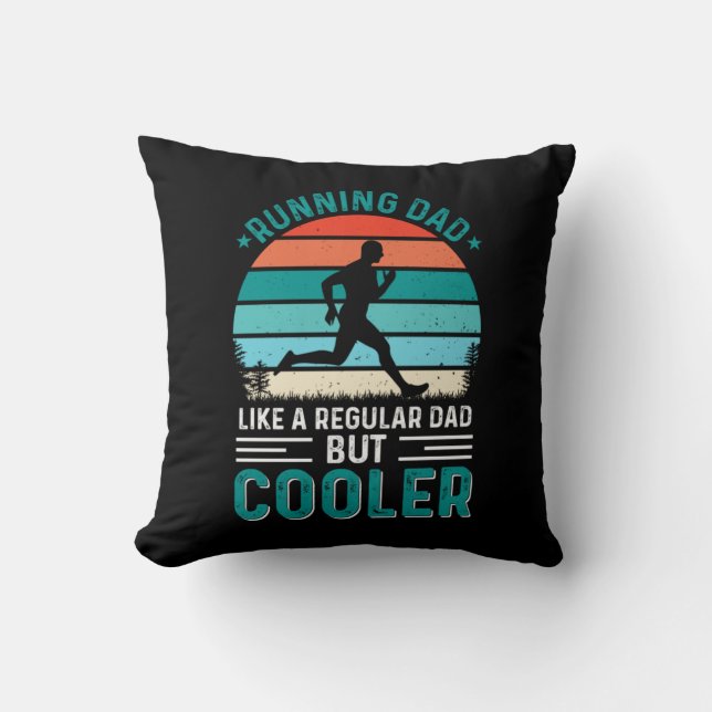 Coussin Courir papa (Recto)