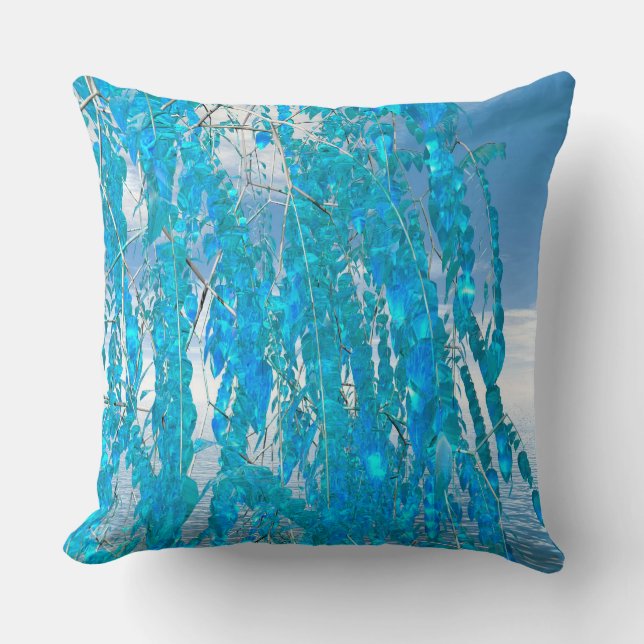 Coussin Couronne d'arbres en cristal (Recto)