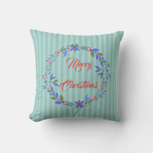 Coussin Couronne de Noël