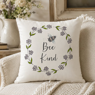 Coussin Couronne florale Bee Kind