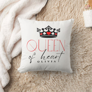 Coussin Couronne Queen personnalisée