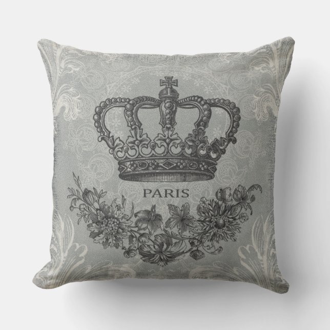 Coussin couronne vintage (Recto)