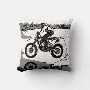 Coussin Course à travers l'eau - Motocross Rider