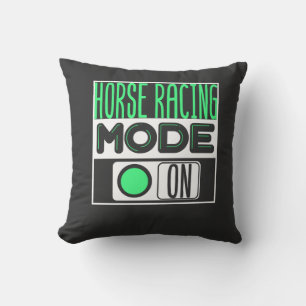 Coussin Courses de chevaux