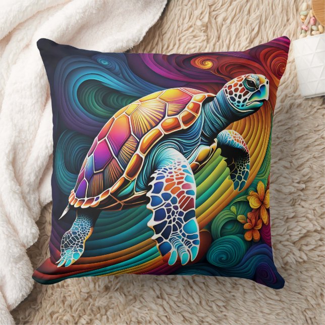 COUSSIN COUSHION DE TORTUE ABSTRAIT (Couverture)