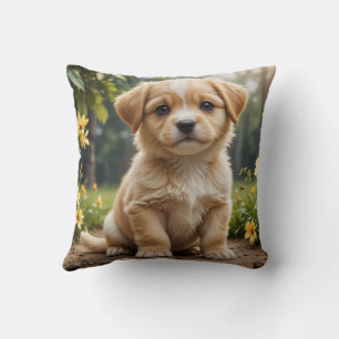Coussin coussin à chiot mignon