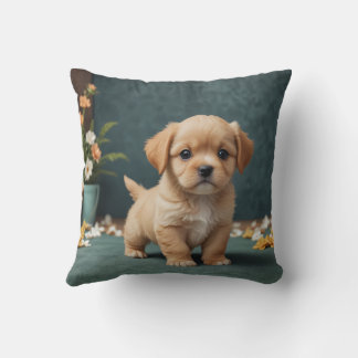 Coussin coussin à chiot mignon